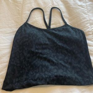 lulu lemon CROPPED camo tank